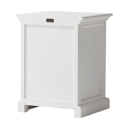 24" Solid Wood and Wood Nightstand