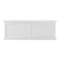 55" White Solid Wood Chest