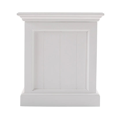 55" White Solid Wood Chest