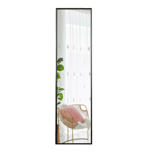 Long Black Full Length Standing Mirror