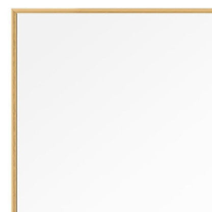 51" Gold Metal Framed Freestanding Standing Mirror