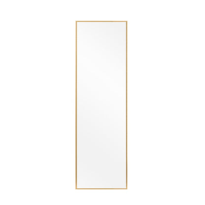 51" Gold Metal Framed Freestanding Standing Mirror