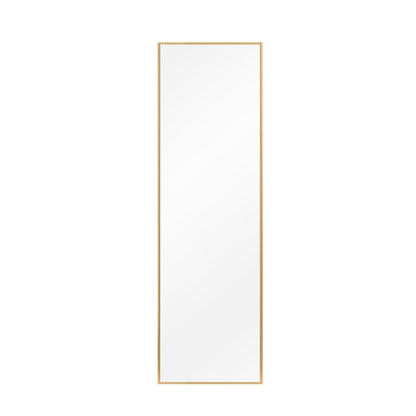 51" Gold Metal Framed Freestanding Standing Mirror