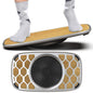 Bamboo and Silver Active Standing Desk Balance Board