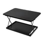 28" Adjustable Black Stainless Steel Standing Desk Converter