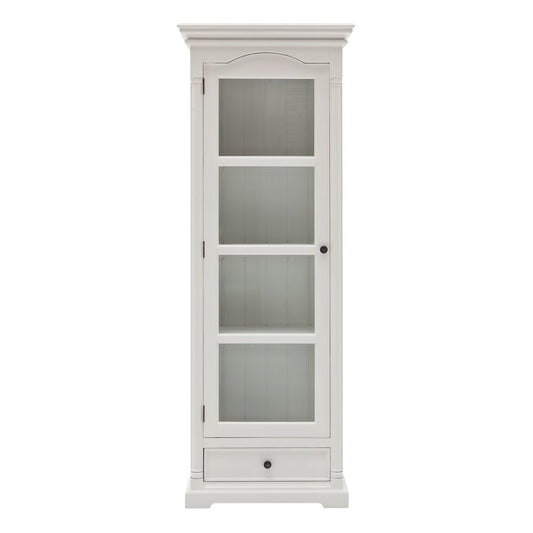 75" White Solid Wood Pantry Or Storage Closet
