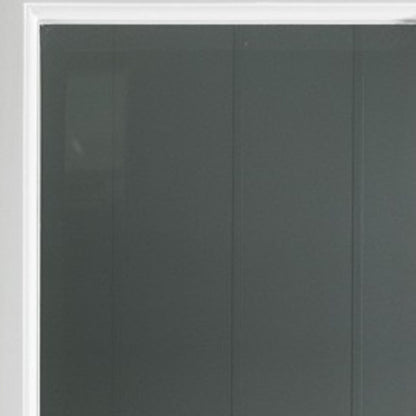 75" White Wood and Glass Double Door Storage Cabinet