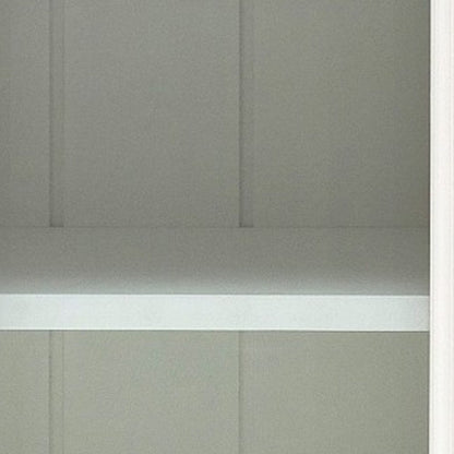 Classic White Two Level Storage Cabinet