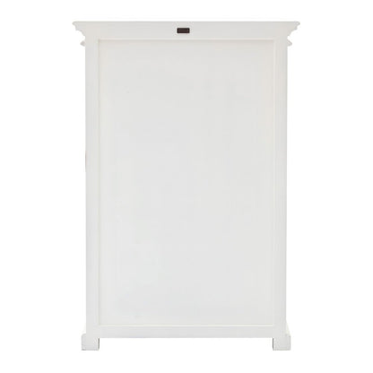 Classic White Two Level Storage Cabinet