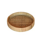 10" Natural Round Bamboo Handmade Serving Tray
