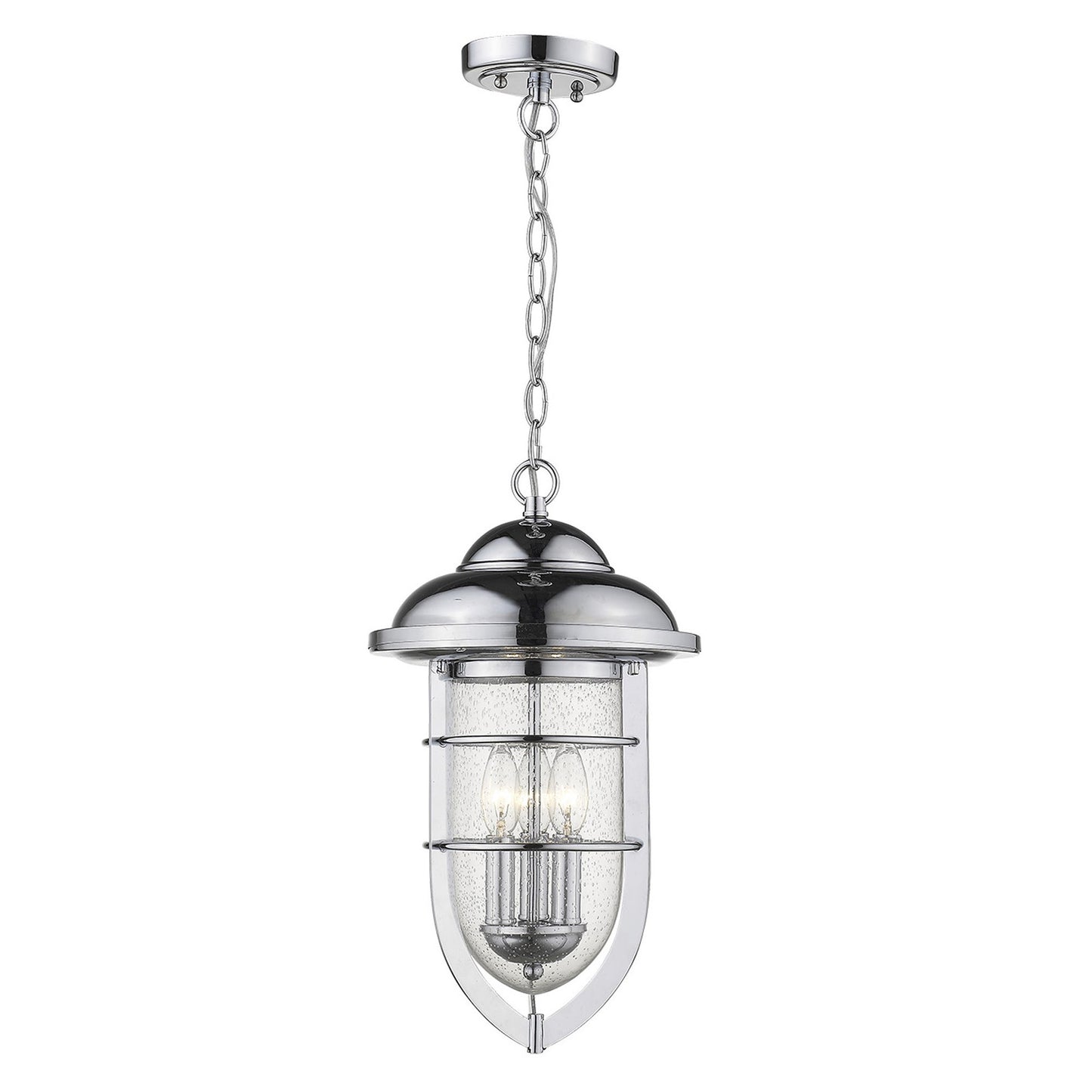 Dylan 3-Light Chrome Hanging Lantern