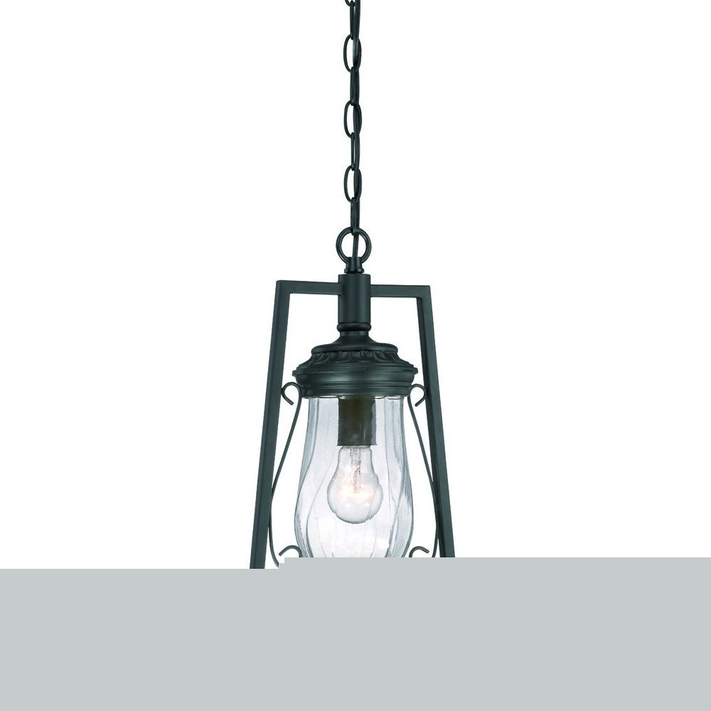 Matte Black Oil Lamp Hanging Light