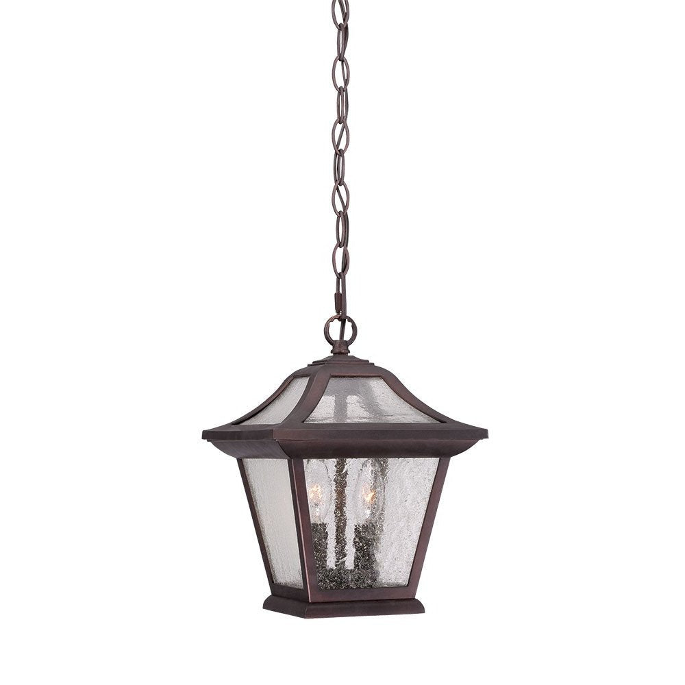 Antique Bronze Birdhouse Shape Outdoor Hanging Light