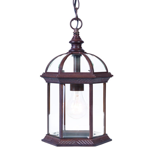 Dark Brown Cage Hanging Light