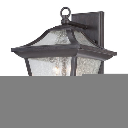 XL Matte Black Birdhouse Shape Outdoor Wall Light