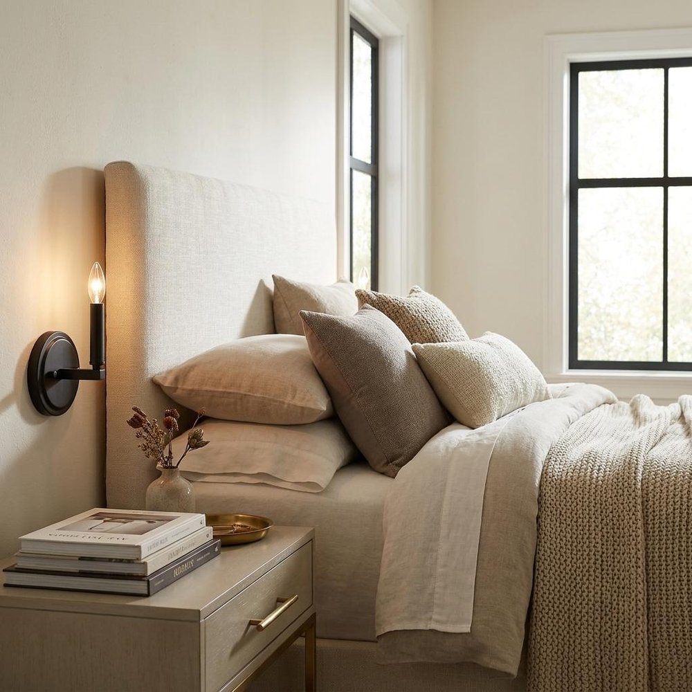 One Light Matte Black Wall Sconce