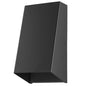 Matte Black Geometric Wall Sconce