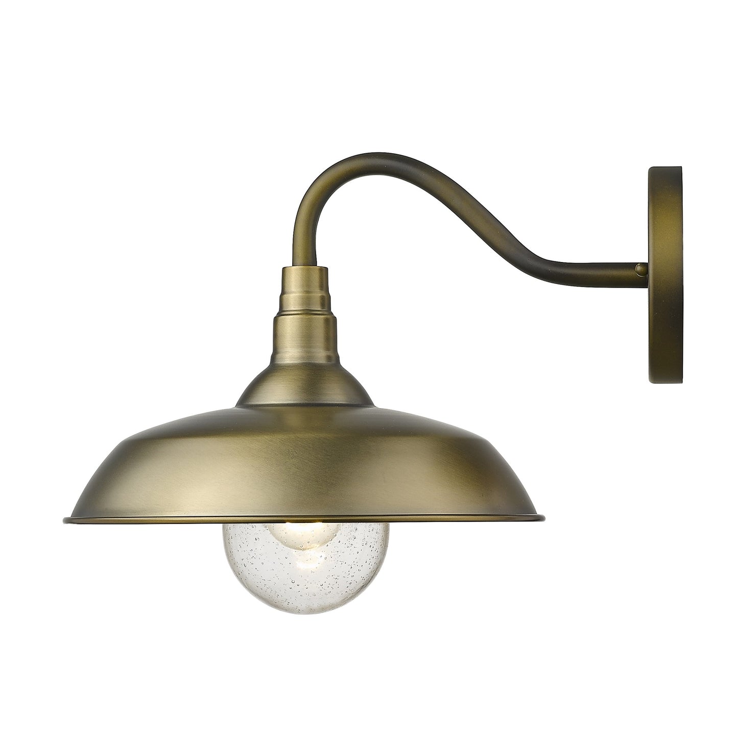 Burry 1-Light Antique Brass Wall Light