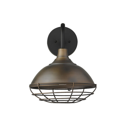 Afton 1-Light Oil-Rubbed Bronze Wall Light