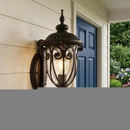 Traditional Dark Brown Wall Sconce