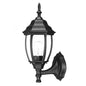 Matte Black Globe Lantern Wall Light