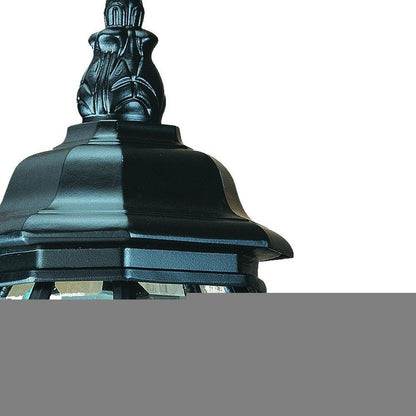Matte Black Glass Globe Wall Light
