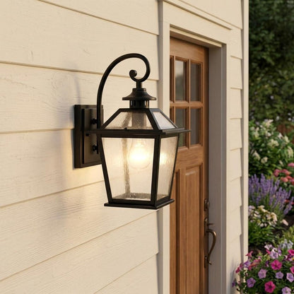 Matte Black Terrarium Shape Wall Light