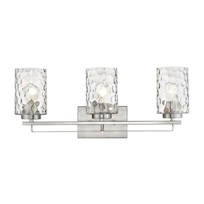 Livvy 3-Light Satin Nickel Vanity