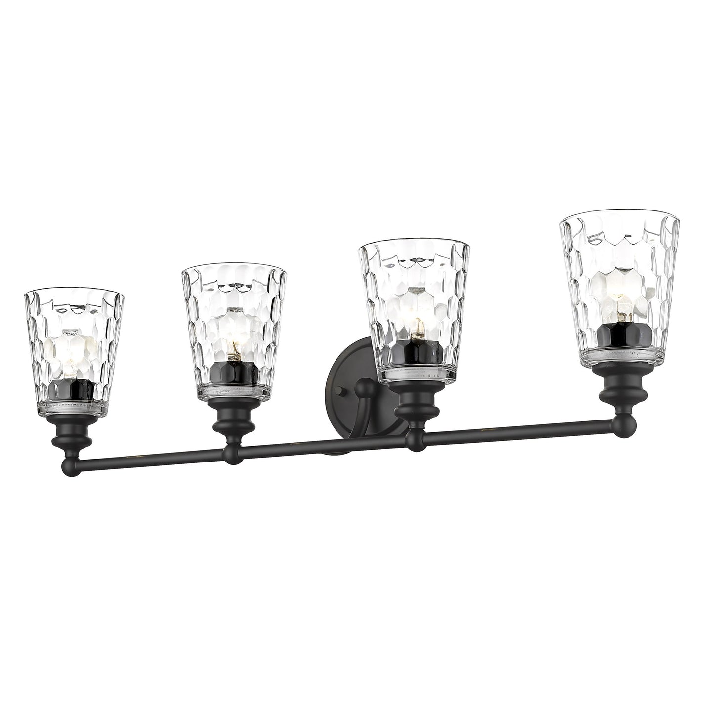 Mae 4-Light Matte Black Vanity