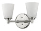 10" Silver And White Metal and Glass Vanity Flush Mounted Sconce