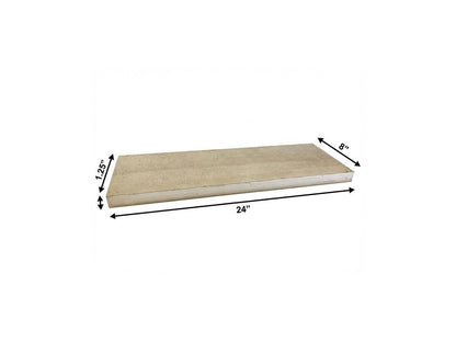 24" Solid Wood Rustic Wall Mounted Shelving Unit