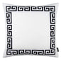 Black and White Greek Key Classic Throw Pillow