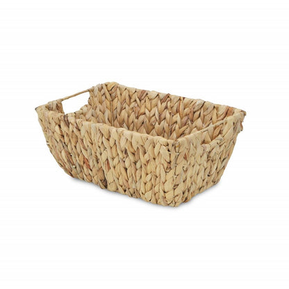 14" Brown Water Hyacinth Basket
