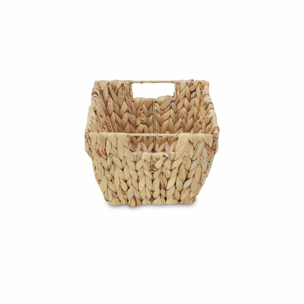 14" Brown Water Hyacinth Basket