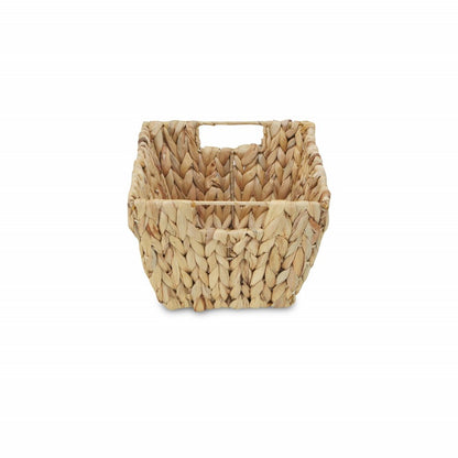 14" Brown Water Hyacinth Basket