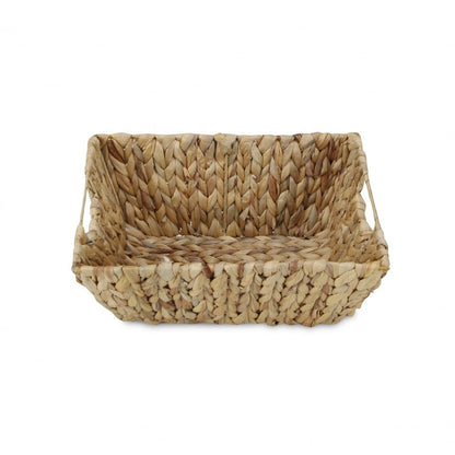 14" Brown Water Hyacinth Basket