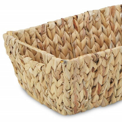 14" Brown Water Hyacinth Basket