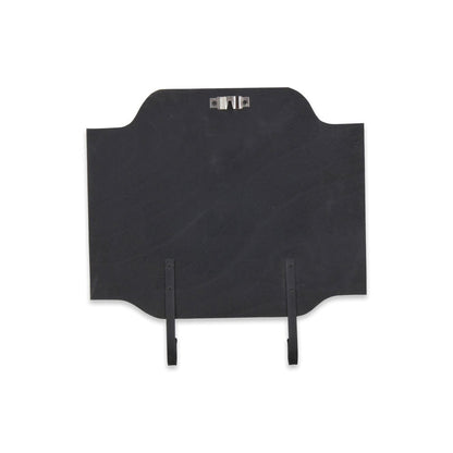 14" Brown And Gray Metal And Solid Wood Mail Box With Lid