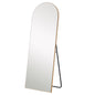 71" Gold Arch Wood Framed Full Length Standing Mirror