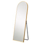 71" Gold Arch Metal Framed Freestanding Standing Mirror