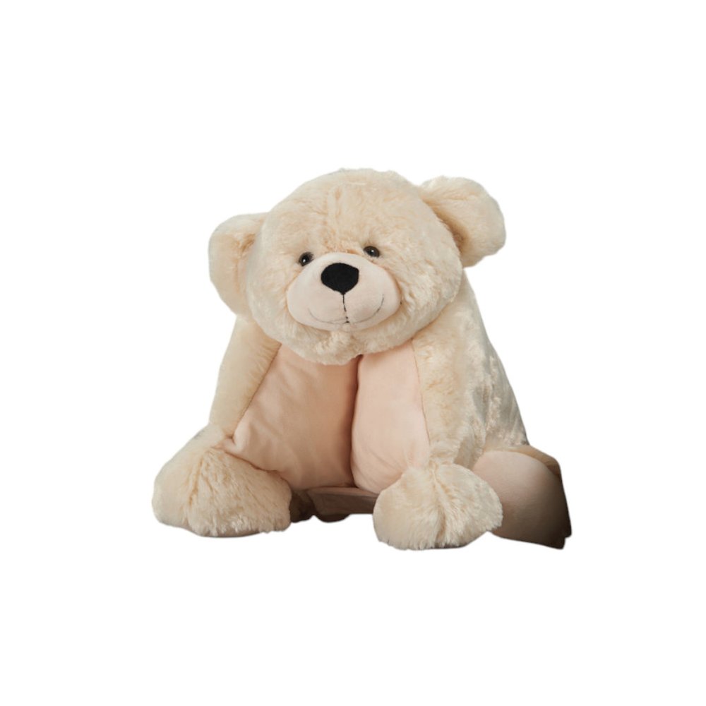 22" X 18" Ivory Bear Throw Pillow