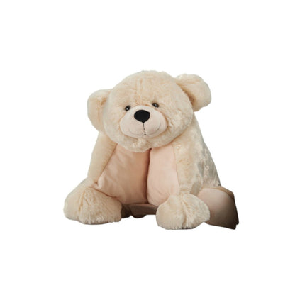 22" X 18" Ivory Bear Throw Pillow