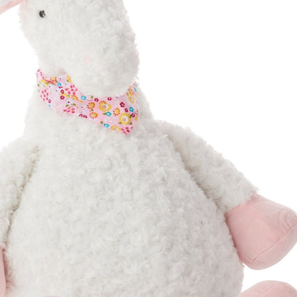 22" X 26" Ivory Unicorn Throw Pillow