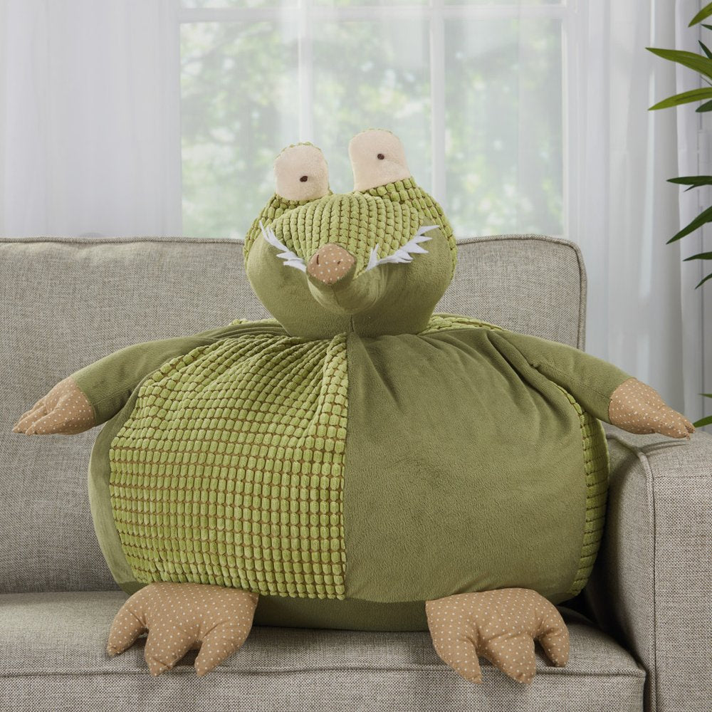 18" X 18" Green Novelty Throw Pillow