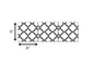 6" X 6" Black and White Quatrefoil Peel and Stick Tiles