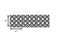 4" X 4" Black and White Dia Peel and Stick Removable Tiles