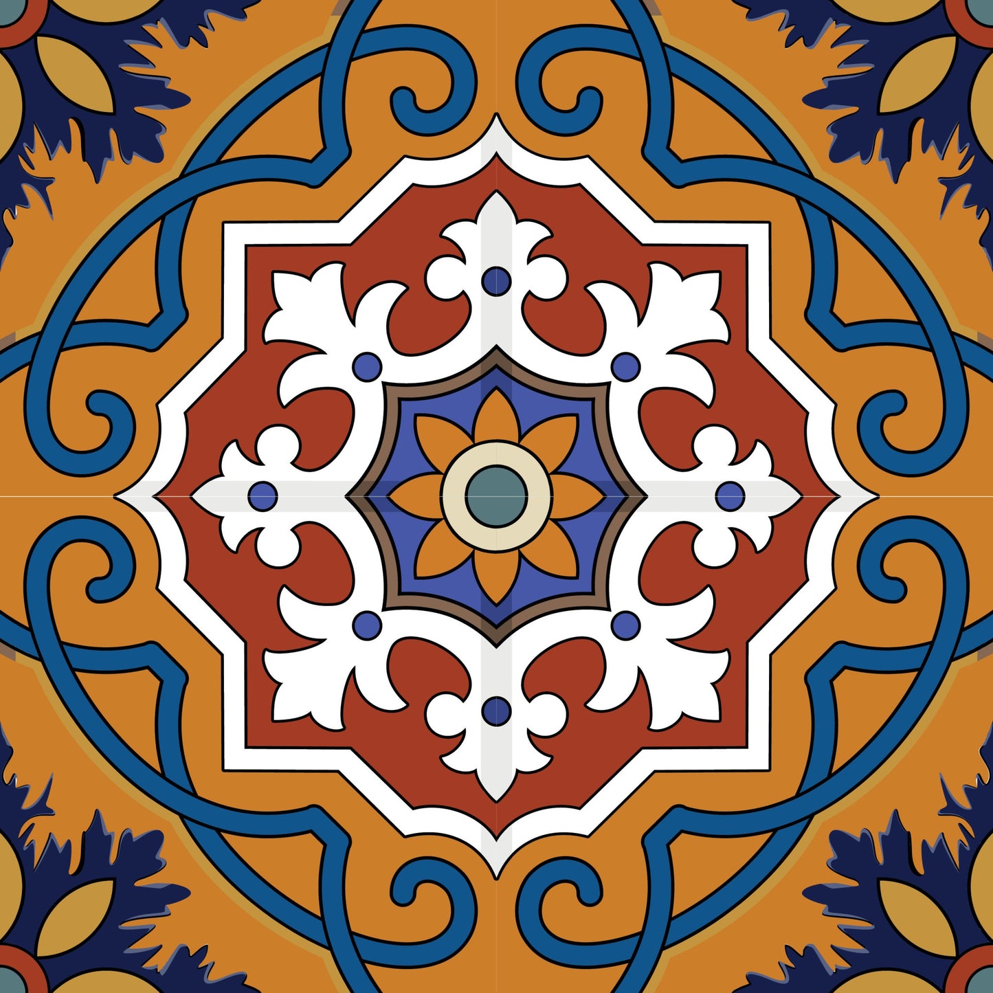 4" X 4" Old World Ole Peel and Stick Tiles
