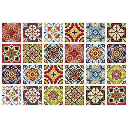 6" X 6" Mediterra Mosaic Peel and Stick Tiles