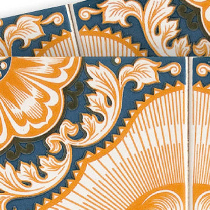 4" X 4" Golden Deco Peel And Stick Removable Tiles