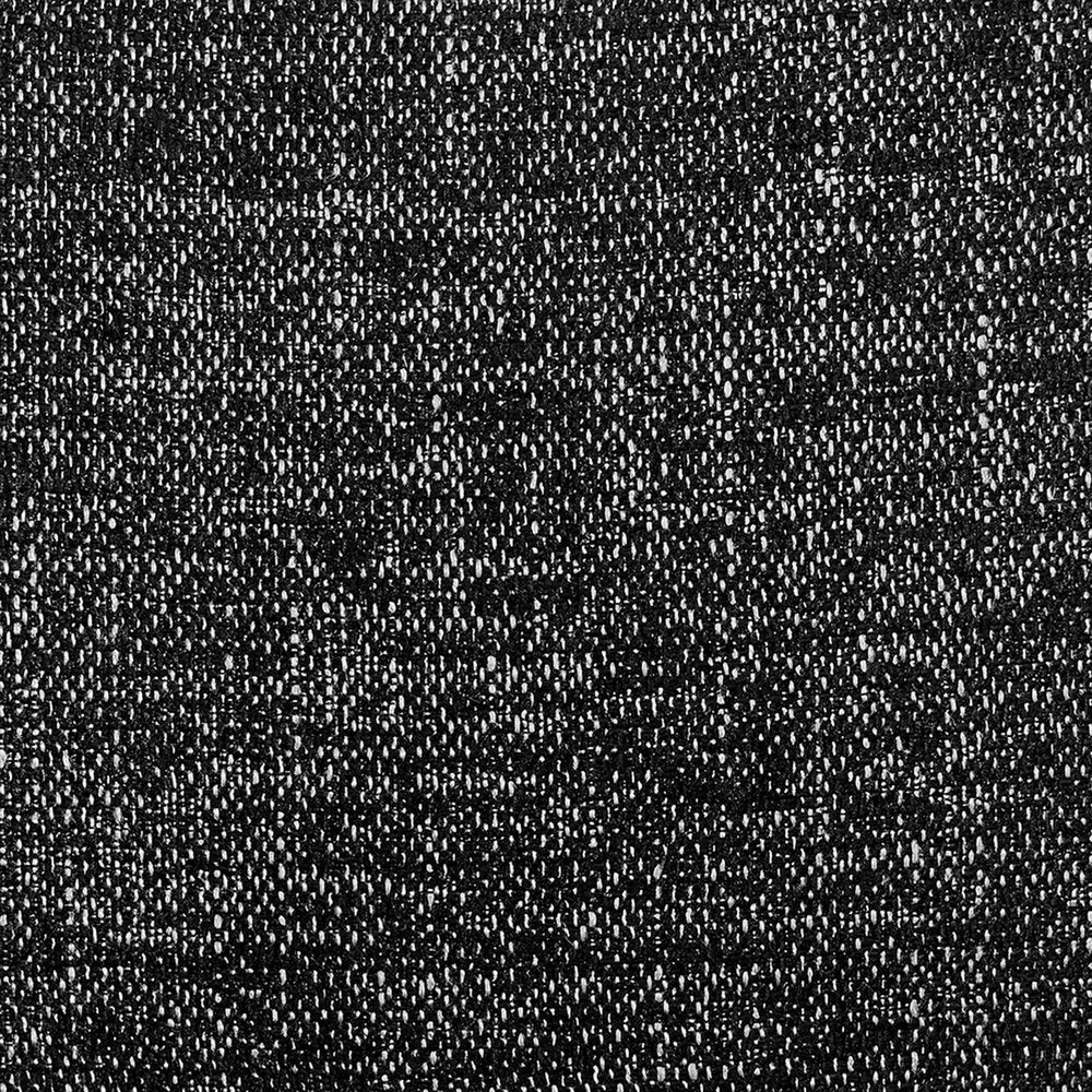 Set of Two Black Upholstered Fabric Dining Side Chairs